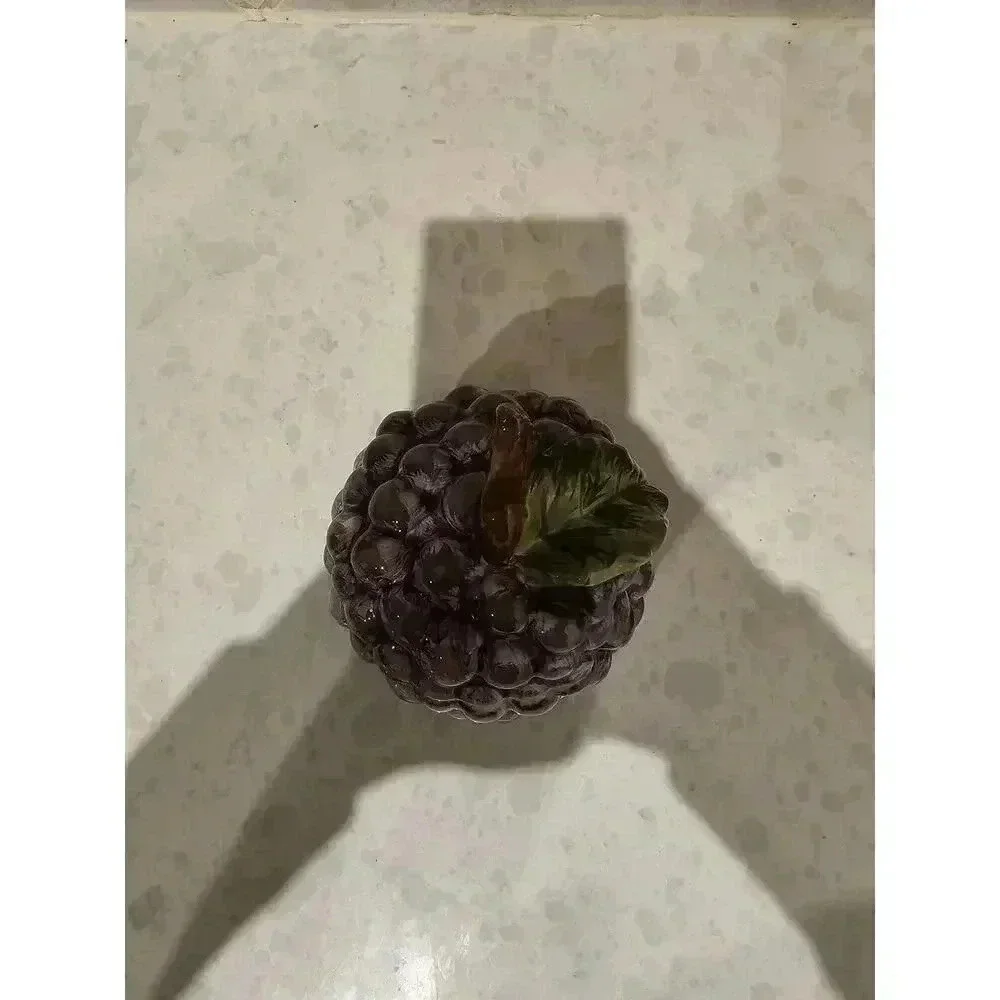 Grape Cookie Jar Made in Italy Ceramic